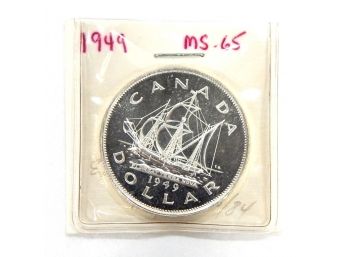 CANADA 1945 Silver Dollar Proof Like