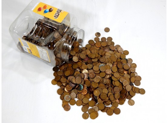 Huge Wheat Penny Lot Over 1800 Pieces !