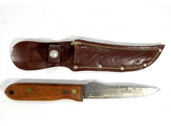 Vintage HERTER Knife W/ Sheath