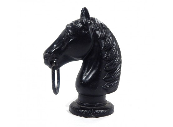 Vintage HORSE Head Hitching Post