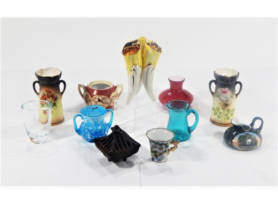 Various Decorative Pieces Of Glassware & Porcelain