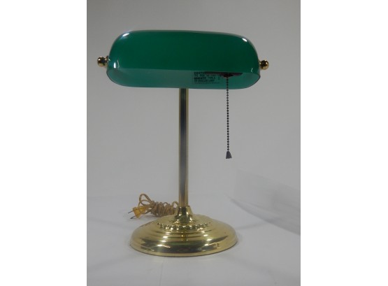 Contemporary Emeralite Green Desk Lamp
