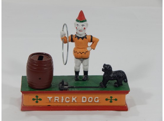 Trick Dog Mechanical Bank