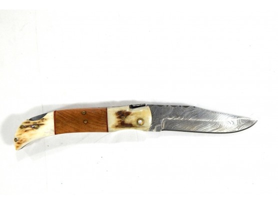 Great Original Forge De Laguiole Damascus Blade Folding Knife