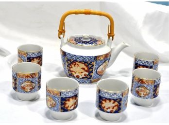 Vintage Never Used Oriental MOC Porcelain Tea Set