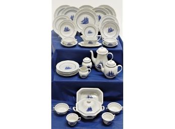 Wedgwood Georgetown Collection American Clipper China Dinner Service