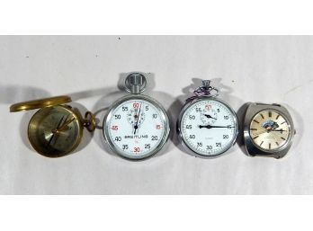Vintage Wristwatch Compass Stop Watches Breitling