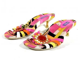 Authentic Italian Emilio Pucci Lady's Summer Shoes