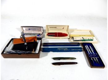 Vintage SHEAFFER Pen Lot New & Used