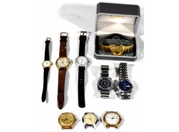Vintage Wristwatch Grouping  Swiss Japan US Made