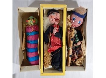 Lot 3 Vintage Pelham Puppets England