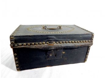Early Antique Leather Document Box