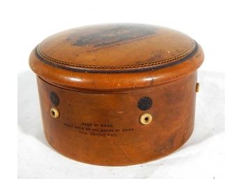 Antique Mauchline Ware Lidded Clark's Spool Box