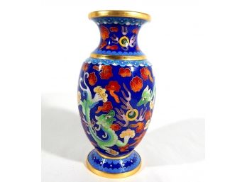 Vintage Oriental Cloisonne Vase