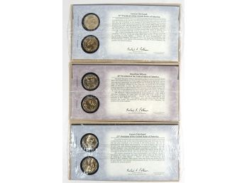 Lot 3 Presidential $1.00 Coin Sets Cleveland & Wilson
