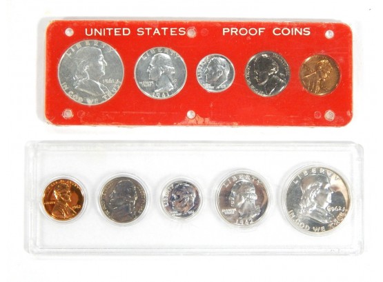 1961, 1962  U.S. Silver Proof Sets