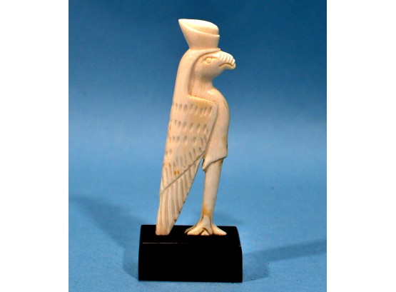 Antique Oriental Carved Ivory Eagle Figurine