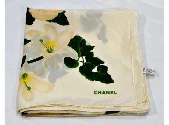 Authentic Chanel Silk Scarf