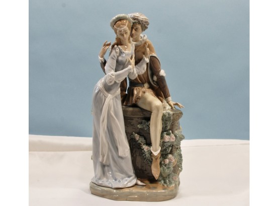 Rare Very Large 1974 LLADRO 'Lovers' Figurine Perfect Condition