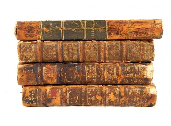 Lot 4 Antique French Books