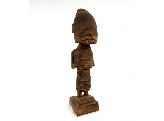 Carved Tribal Woman Wood Figure
