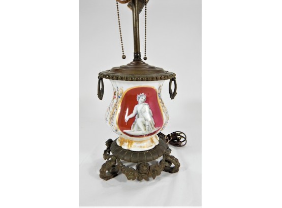 Classic Roman Style Porcelain Table Lamp