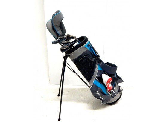 Ladies 2020 TOP-FLITE Golf Set- Stand Bag With Clubs And Shoes Like New