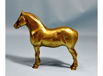 Antique Brass HORSE Money Bank