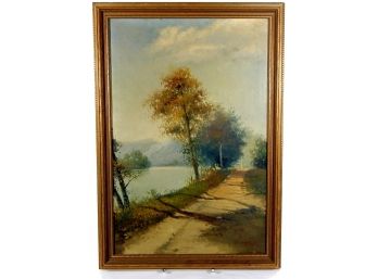 Antique Original Oil By P. VALERIN With Provenance