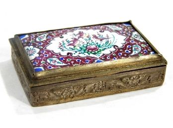 Antique Indo-Persian Enameled Box