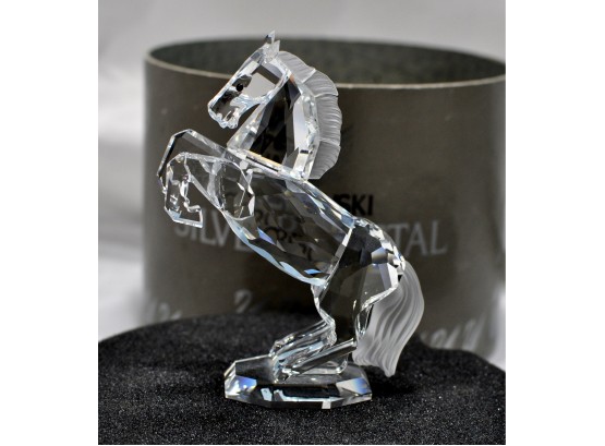 Original SWAROVSKI Crystal Stallion Horse Figurine Original Box -Mint