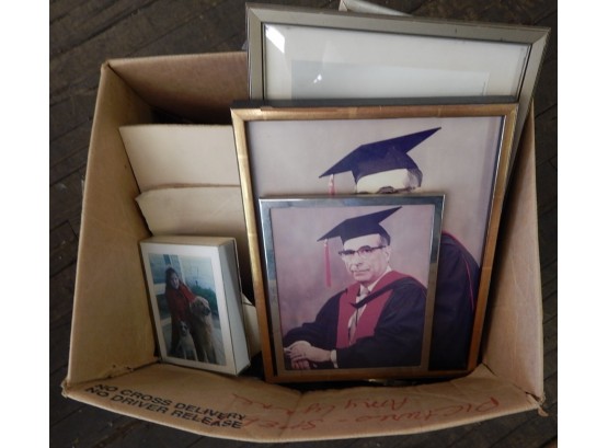 Box Of Frames And Photos