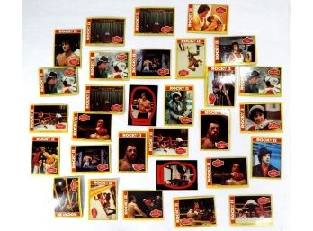 Lot 30 Old ROCKY Trading Cards
