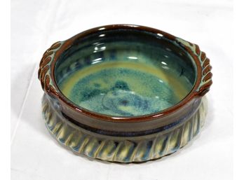 Vintage KUMU Art Pottery Bowl Signed