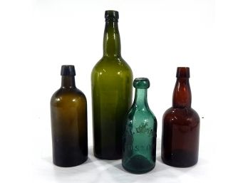 Group 19th Century Glass Bottles