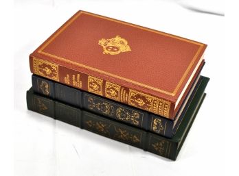 Lot 3 FRANKLIN LIBRARY & International Collectors Library Books New Condition