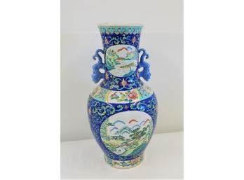 Large Multi Asian Vase