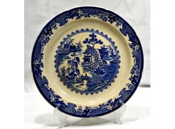 Antique Plater -MASON'S White & Blue Ironstone China England