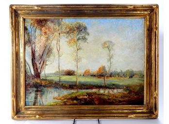 Antique Oil Painting Landscape