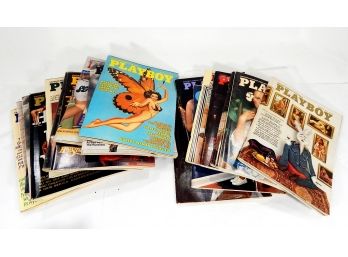 Lot 18 Vintage Playboy Magazines 1975-1976 Issues