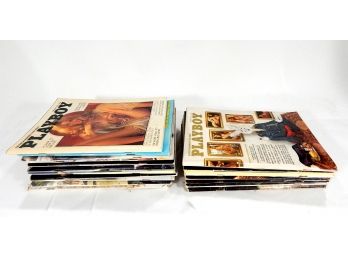 Lot 9 Vintage Playboy Magazines 1973-1977 Issues