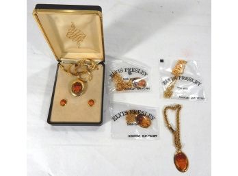 Vintage 1977 NOS Elvis Presley Commemorative Jewelry