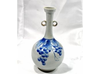 Antique Oriental Porcelain Vase Signed
