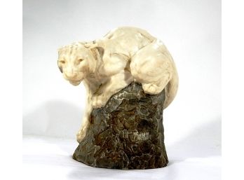 Original Joseph Lorkowski BOULTON (1896-1981) Cougar Sculpture