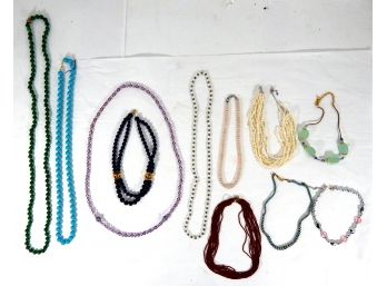 Lot 11 Vintage Costume Necklaces