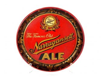 Original Vintage Narragansett Ale Bear Tray