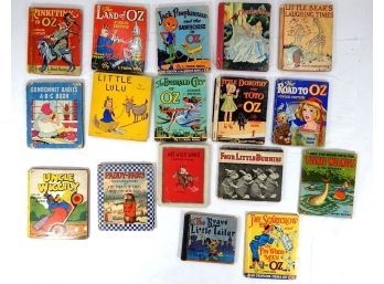 Lot 17 Vintage Wizard Of Oz Children Books