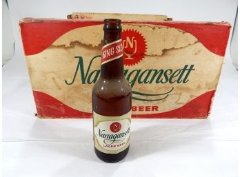 Vintage NARRAGANSETT Lager Beer Pack With 22 Empty Bottles