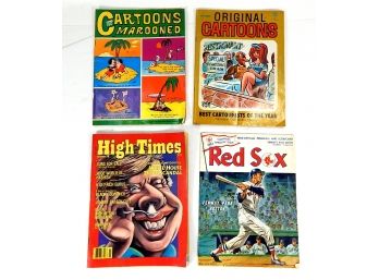 Lot 4 Vintage Cartoons, Magazines