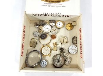 Lot Vintage Watch Movements, Watches, Compass